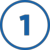 Icon Zahl eins
